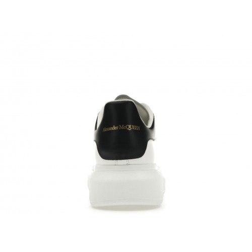 Кроссы Alexander McQueen Oversized White Black - мужская сетка размеров