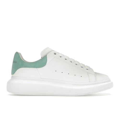 Кроссы Alexander McQueen Oversized White Teal - мужская сетка размеров