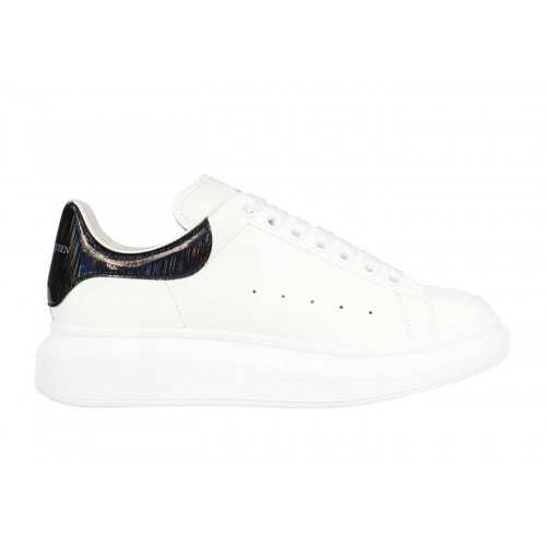 Кроссы Alexander McQueen Oversized White Iridescent - мужская сетка размеров