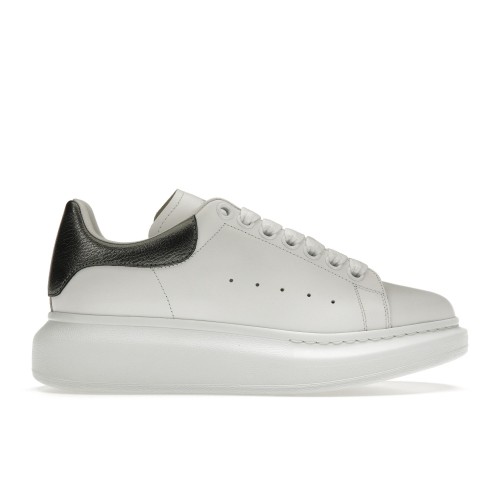Кроссы Alexander McQueen Oversized White Metallic - мужская сетка размеров