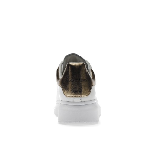 Кроссы Alexander McQueen Oversized Light Gold (W) - женская сетка размеров