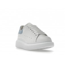 Женские кроссовки Alexander McQueen Oversized White Grey Blue (W)