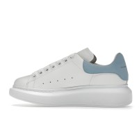 Женские кроссовки Alexander McQueen Oversized White Grey Blue (W)