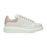 Женские Alexander McQueen Oversized White Cracked Pink (W)