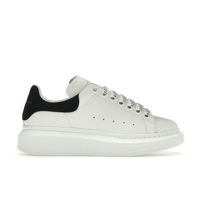 Alexander McQueen Oversized White Black (W) - женская сетка размеров