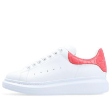 Женские Alexander McQueen Oversized White Coral Croc (W)