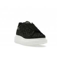 Женские кроссовки Alexander McQueen Oversized Black Glitter (W)
