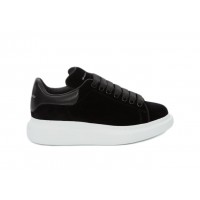 Женские кроссовки Alexander McQueen Oversized Smooth Black (W)