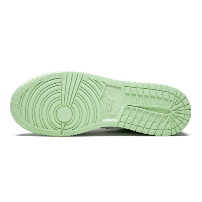 Air Jordan 1 Low GS Barely Grey Spruce - подростковая сетка размеров Air Jordan 1 Low GS Barely Grey Spruce - подростковая сетка размеров