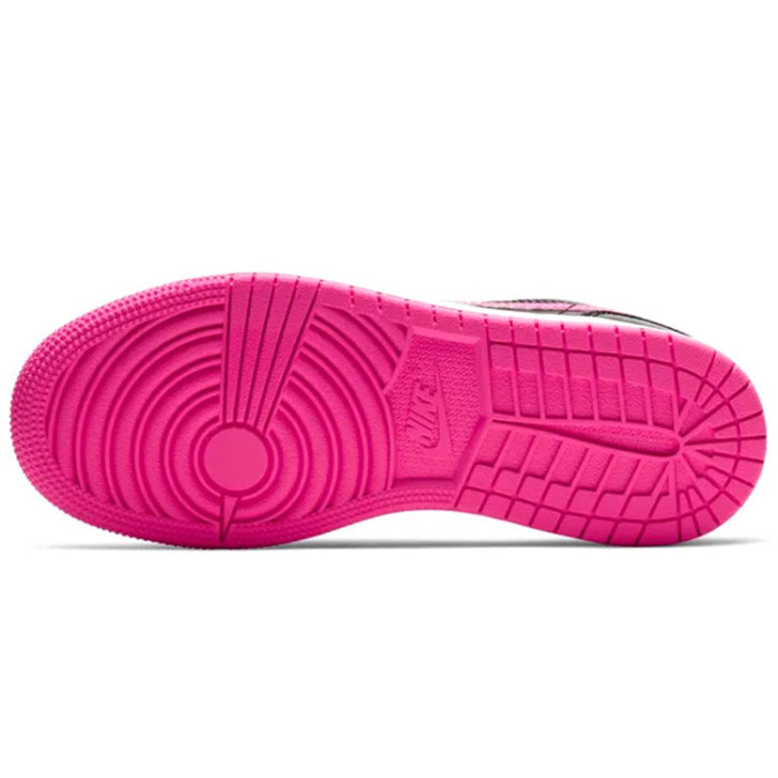 Air Jordan 1 Low GS Black Hyper Pink - подростковая сетка размеров Air Jordan 1 Low GS Black Hyper Pink - подростковая сетка размеров