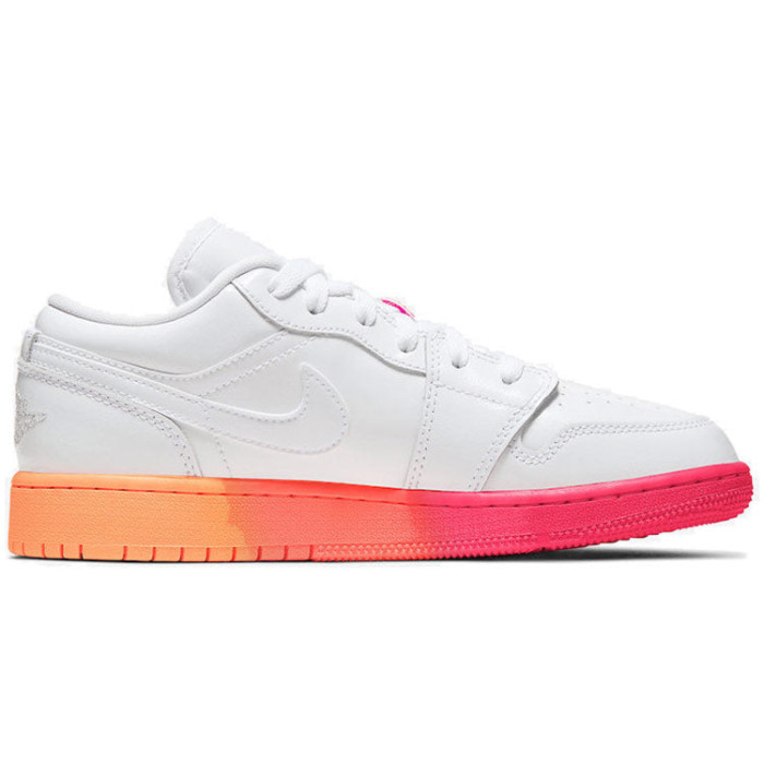 Air Jordan 1 Low GS Sunset Sole - подростковая сетка размеров Air Jordan 1 Low GS Sunset Sole - подростковая сетка размеров