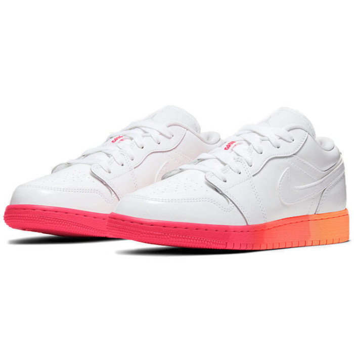 Air Jordan 1 Low GS Sunset Sole - подростковая сетка размеров Air Jordan 1 Low GS Sunset Sole - подростковая сетка размеров