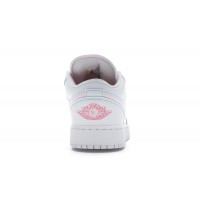 Подростковые Jordan 1 Low White Green Pink (GS)