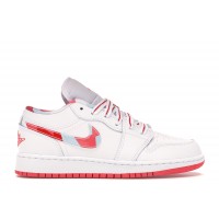 Подростковые кроссовки Jordan 1 Low Topaz Mist (GS)