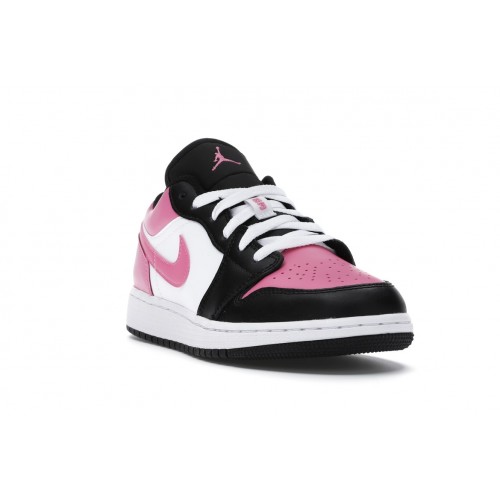 Кроссы Jordan 1 Low Pinksicle (GS) - подростковая сетка размеров