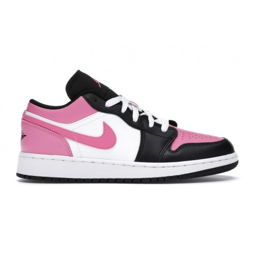 Кроссы Jordan 1 Low Pinksicle (GS) - подростковая сетка размеров