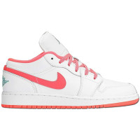 Подростковые Jordan 1 Low White Hot Lava (GS)