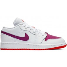 Подростковые Jordan 1 Low White True Berry (GS)
