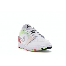 Подростковые Jordan 1 Low Glow-In-The-Dark (GS)