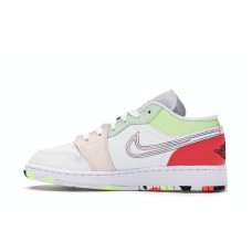 Подростковые Jordan 1 Low Glow-In-The-Dark (GS)
