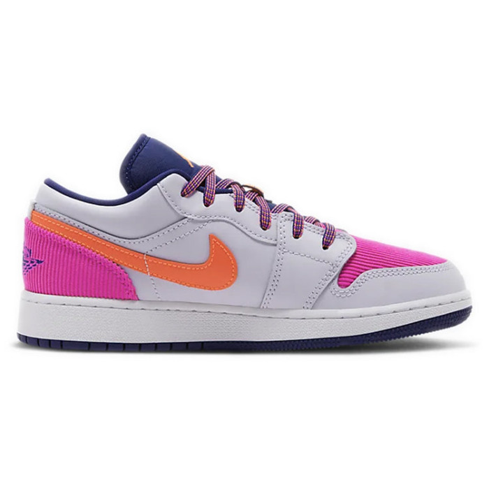Air Jordan 1 Low GS Fire Pink Hyper Crimson - подростковая сетка размеров Air Jordan 1 Low GS Fire Pink Hyper Crimson - подростковая сетка размеров