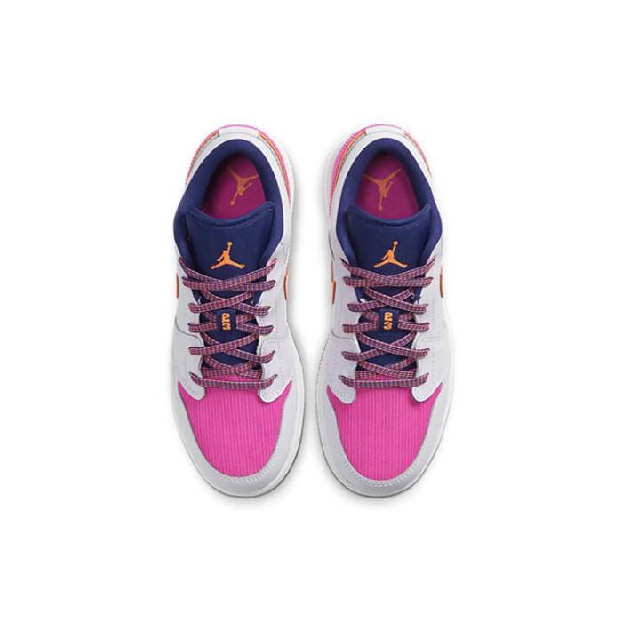 Air Jordan 1 Low GS Fire Pink Hyper Crimson - подростковая сетка размеров Air Jordan 1 Low GS Fire Pink Hyper Crimson - подростковая сетка размеров