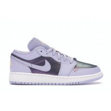 Подростковые кроссовки Jordan 1 Low Oxygen Purple (GS)