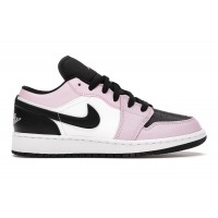 Подростковые кроссовки Jordan 1 Low Light Arctic Pink (GS)