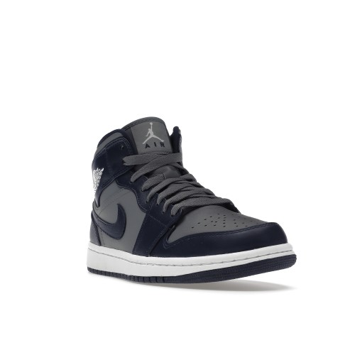 Кроссы Jordan 1 Mid Georgetown - мужская сетка размеров