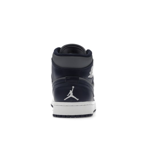 Кроссы Jordan 1 Mid Georgetown - мужская сетка размеров