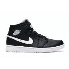 Кроссовки Jordan 1 Retro Mid Black White