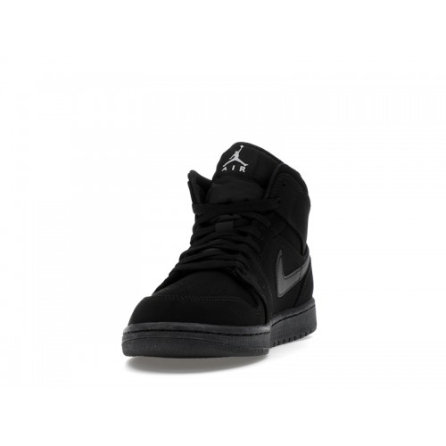 Air Jordan 1 Retro Mid Black - мужская сетка размеров