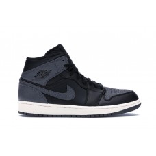 Кроссовки Jordan 1 Retro Mid Black Dark Grey