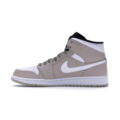 Кроссы Jordan 1 Mid Desert Sand - мужская сетка размеров