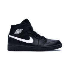 Кроссовки Jordan 1 Mid Black White (2018)