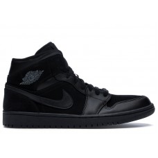 Jordan 1 Mid Triple Black (2018)