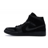 Jordan 1 Mid Triple Black (2018)