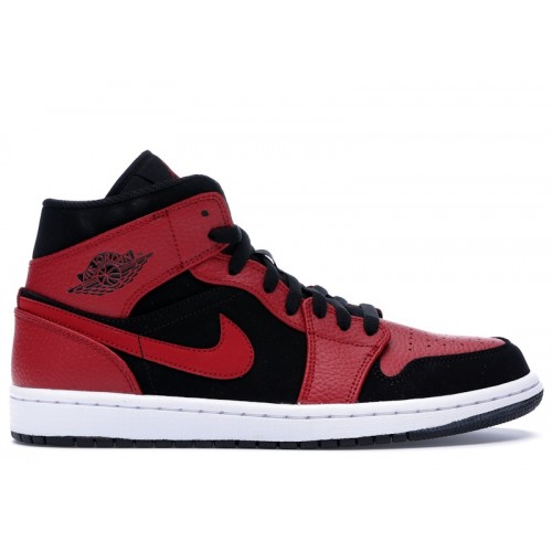 Air Jordan 1 Mid Bred - мужская сетка размеров