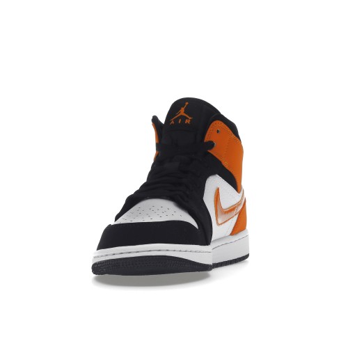 Кроссы Jordan 1 Mid Shattered Backboard - мужская сетка размеров