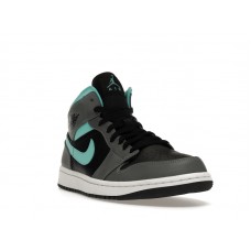 Jordan 1 Mid Grey Aqua