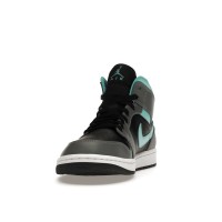 Jordan 1 Mid Grey Aqua