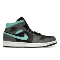 Кроссовки Jordan 1 Mid Grey Aqua