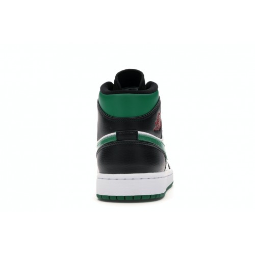 Кроссы Jordan 1 Mid Green Toe - мужская сетка размеров
