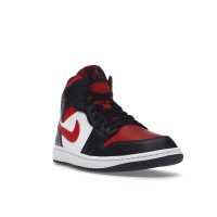 Jordan 1 Mid White Black Red (2022)