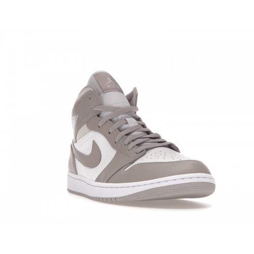 Кроссы Jordan 1 Mid Linen - мужская сетка размеров
