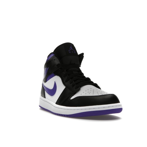 Кроссы Jordan 1 Mid Dark Iris - мужская сетка размеров