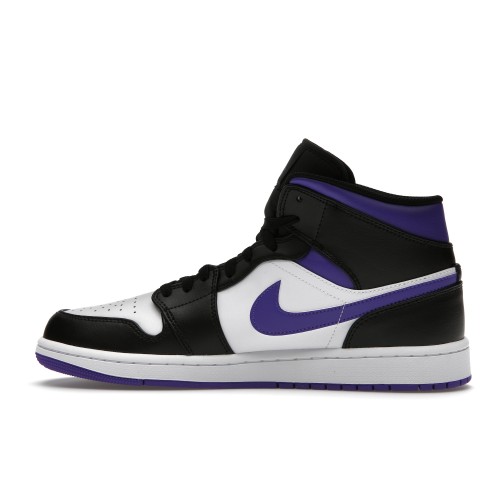 Кроссы Jordan 1 Mid Dark Iris - мужская сетка размеров