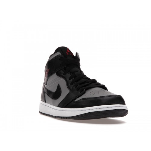 Кроссы Jordan 1 Mid Shadow Red - мужская сетка размеров