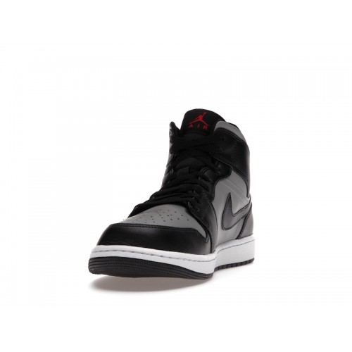 Кроссы Jordan 1 Mid Shadow Red - мужская сетка размеров