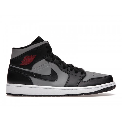 Кроссы Jordan 1 Mid Shadow Red - мужская сетка размеров